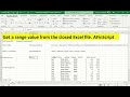 AFinScript Get data from closed Excel file by a function any Excel file