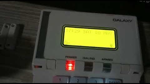 Galaxy gsm control panel demo &Testing