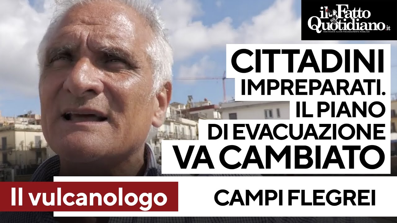 Campi Flegrei, il vulcanolgo: “Cittadinanza impreparata. Il piano di evacuazione va cambiato”