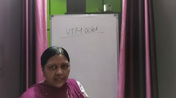 Unicode (UTF  representation in Octet form)