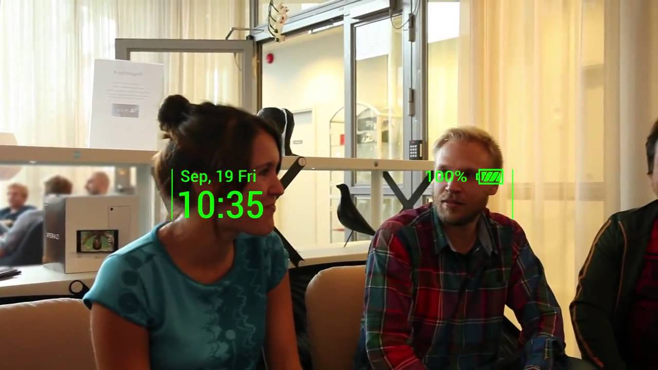 Sony SmartEyeglass видео