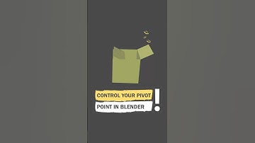 Control Your Pivot Point in Blender#blender #blendertutorial #modelingtips #blender3d #cgthink