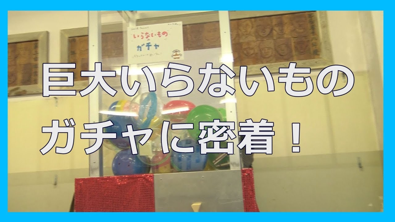 巨大いらないものガチャに密着 プtv Youtube 巨大いらないものガチャに密着 プtv Youtube