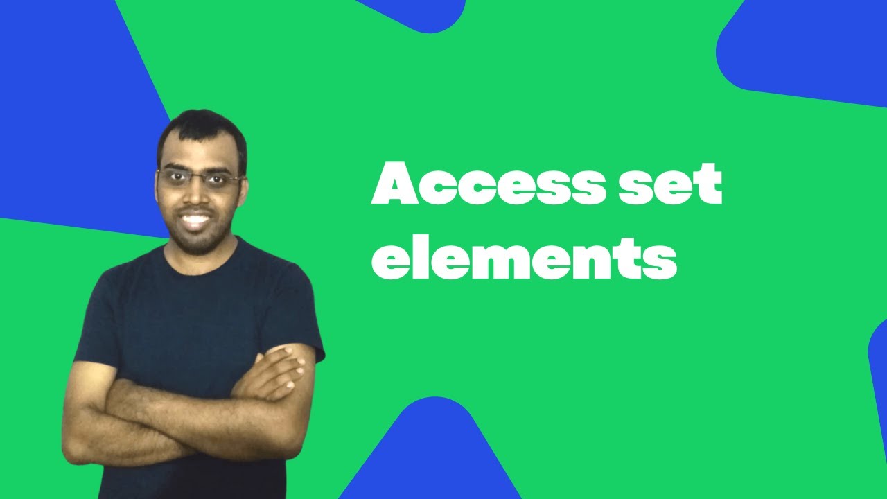 Access set elements #137 #lingarajtechhub - YouTube