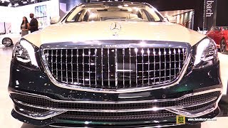 Player Profile 2019 Mercedes Maybach S650 V12 - Exterior and Interior Walkaround - 2018 New York Auto Show