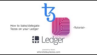 How to store and stake/delegate Tezos on your Ledger hardware wallet. Net Worth