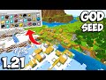 [God Seed] For Minecraft 1.21 Bedrock And PE | Five Blacksmith Village and Pillager Outpost