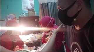 Part 2: The moment the baby comes out of the mother's womb, the husband wants to faint but can't,...