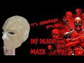 Make Deadpool Mask With Cardboard(DIY TUTORIAL WITH TEMPLATES)