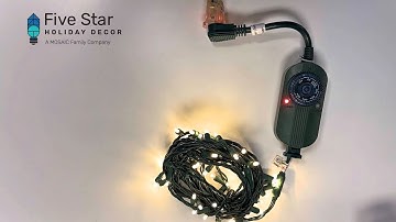 Holiday Lights - Timer Tutorial