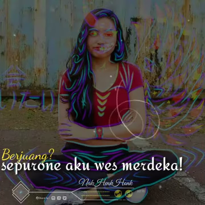Editor story wa || aku wes merdeka