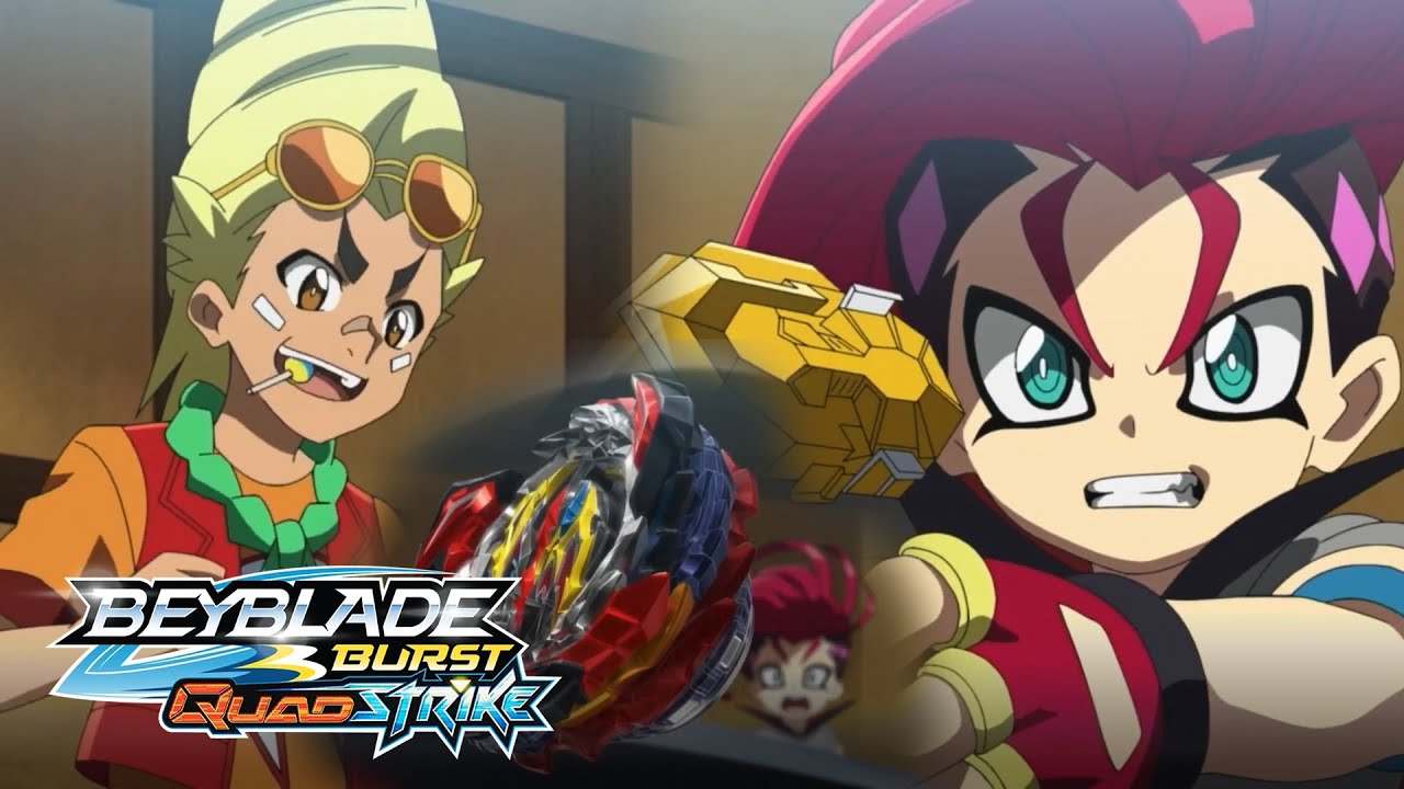 BEYBLADE BURST QUADSTRIKE Episode 2 Part 2: The Rebirth! Divine