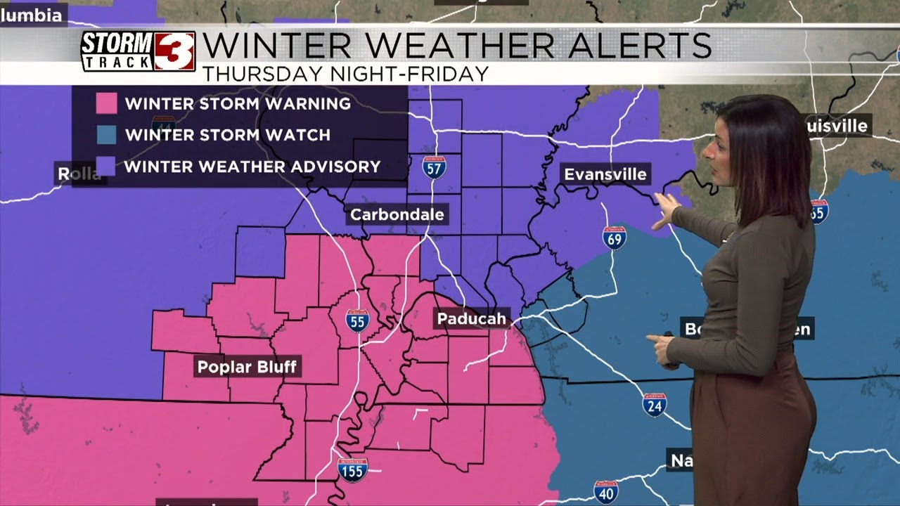 The latest on Friday's winter storm - YouTube
