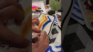 #Shoreline #Wristlet #clutch #art  #LimitedEdition #reduce #reuse #upcycle #seatocitytable🌿🌊