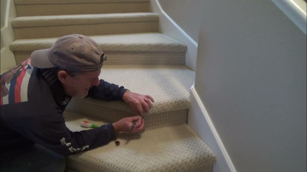 How to Repair Loose Carpet Strands Made Easy YouTube