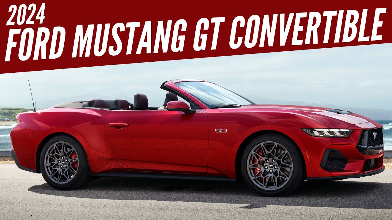 2024 Ford Mustang GT Convertible First Look Exterior, Interior