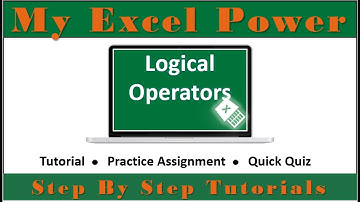 My Excel Power: Logical Operators