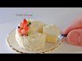 樹脂粘土でチーズケーキ(’ドゥーブルフロマージュ)のミニチュアつくりました。How to make a cheesecake Miniature with polymer Clay.