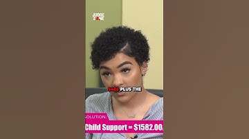 JUDGE REVEALS THE FINAL CHILD SUPPORT AMOUNT 💸 #childsupport #shorts