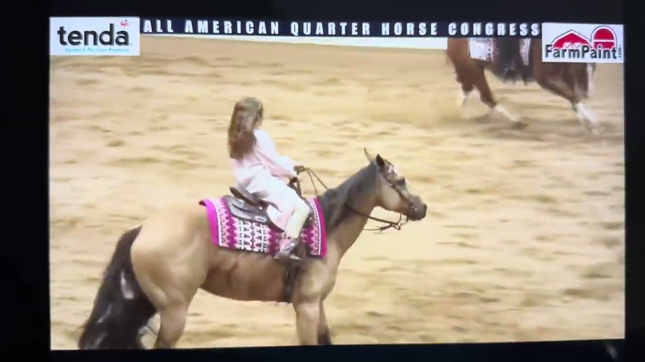 Freestyle Reigning at Quarter Horse Congress 2025; Shauna and Everly 