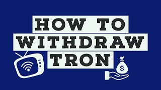 TRONWALLET Withdrawal | How to Withdraw Tron | Withdraw TRON to BANK | TRON SMART CONTRACT