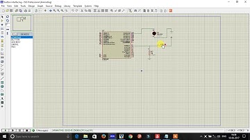 Button interfacing with AVR microcontroller