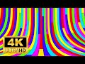 Curved Colorful Lines 4K | Kids Funny Background Loop Animation
