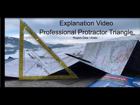 Tutorial: Professional Protractor Triangle EASA / ICAO (navigation tasks)