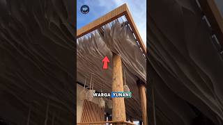 Ruangan Dingin Alami Tanpa AC! Cuma Pakai Plafon Kain #shorts #shortsviral