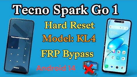 Hard Reset Tecno Spark Go 1 | Tecno Spark KL4 Frp Bypass ✔️ Without PC
