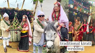 traditional kirati wedding in timma village,kirati culture vlog