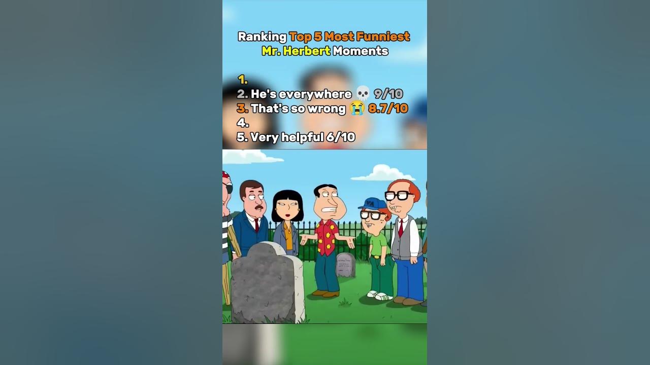 Top 5 Funniest Mr. Herbert Moments 😂💀 #shorts #comedy #familyguy #mrherbert