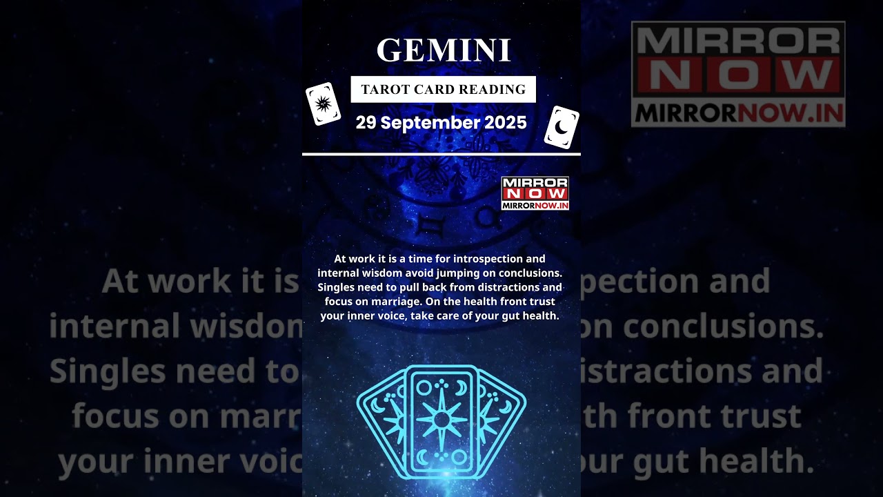 Гадание на картах Таро Близнецов | Знак зодиака на 29 сентября | Астрология и прогноз дня | 