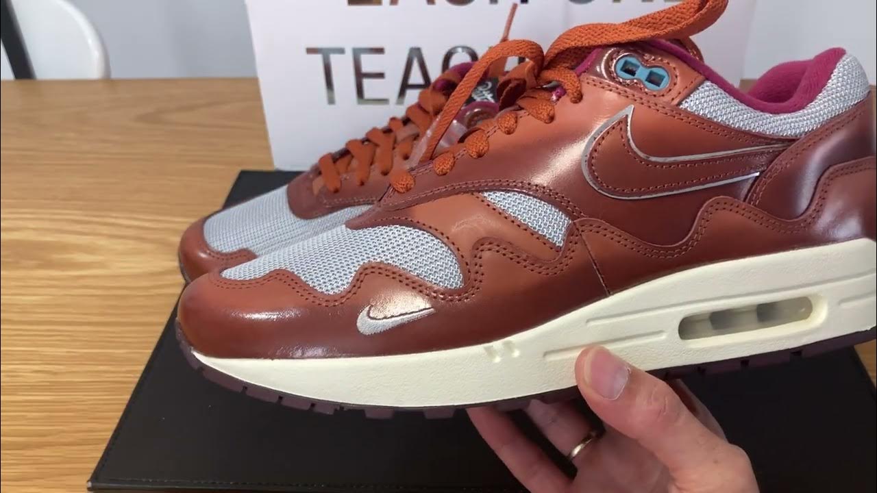 cigarro frotis detergente Watch before you buy Nike air max 1 x Patta Dark Russet, unboxing review  and more. Sleeper - YouTube