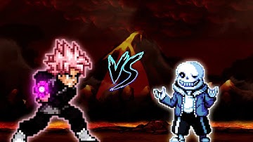 Goku Black (all form) V3 (Inseph) (New) VS Classic Sans V3 in Jump Force Mugen