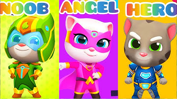 ✅MY TALKİNG TOM HERO DASH GAMES MY TALKİNG TOM AND FRİENDS ANGELA 2 NEW MAX GOLD RUN#talkingtom#game