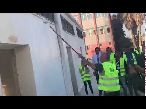 الملك يشارك بمبادرة تطوعية في منطقة الحلابات