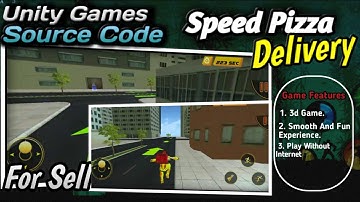 Speed Pizza Delivery 3d Game Unity Game Source For Sell |  Ready Made Game Templates | Sellmyapp