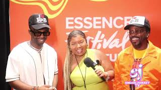 JXHines &amp; Anthony Hamilton addresses Diddy’s “R&amp;B” is dead, and much more at Essence Fest 2023