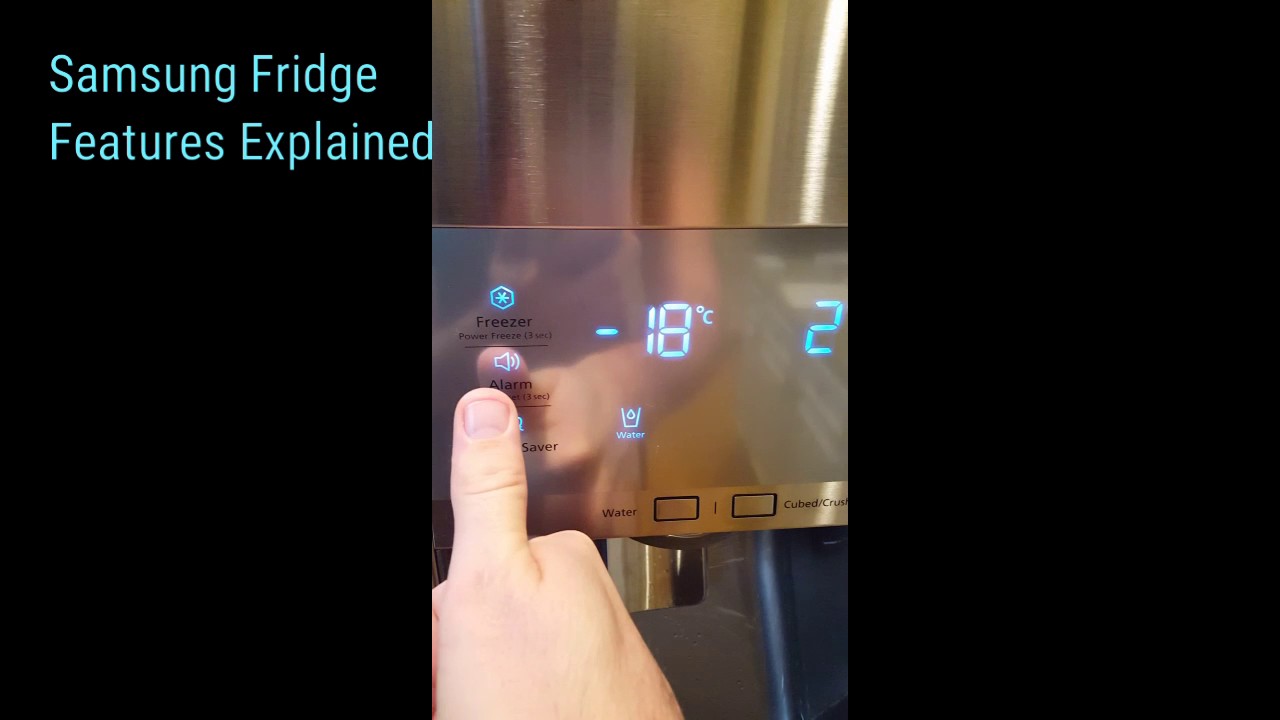 Samsung Refrigerator Features Explained - YouTube