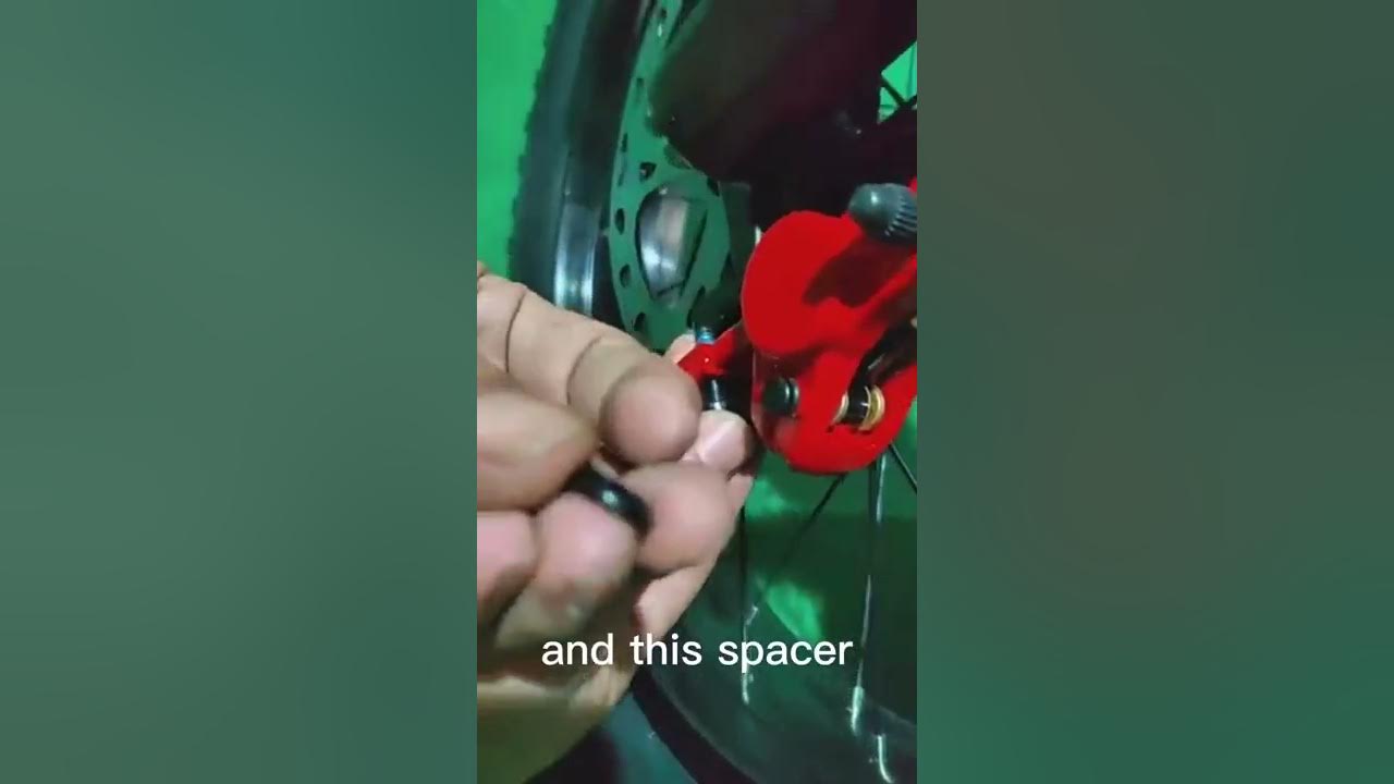 How to install X20 electric bike front brake assembly YouTube
