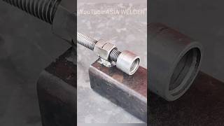 Diy metal vise out of square tube pipe #feedshorts #welding