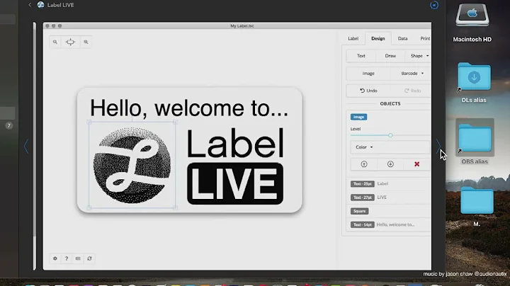 Label LIVE Mac App Store (Basic Overview)