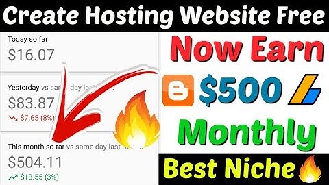 Create Hosting Website On Google Blogger |Earn $500 Month From Hosting Website |Make Hosting Website