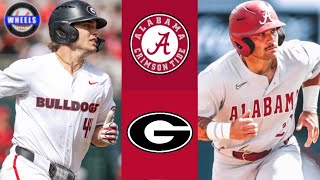 #11 Alabama vs Georgia Highlights (Game 3) | 2024 College Baseball Highlights