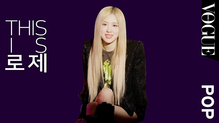 (Eng Sub) 챙이 #로제 (ROSÉ)가 잠이 안 올 때 듣는 노래를 불러줬어요 🎶 | VOGUE TV