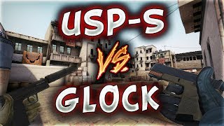 Usp-S Vs Glock Efsane Si̇lahlarin Kapişmasi Ağliyor Csgo