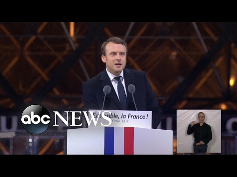 Video: Emmanuel Macron Wins The Elections In France