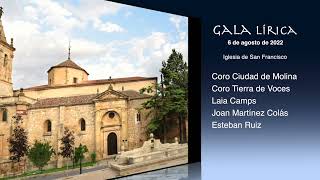 Gala Lírica - 6 agosto 2022 - Molina de Aragón.