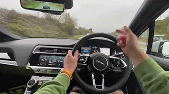 Jaguar IPACE FULL CHARGE TEST. From full to flat how many miles. PIVI PRO UPDATES as well.